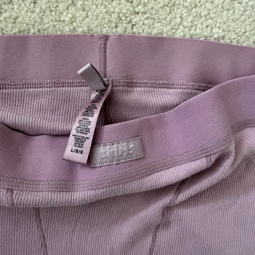 SKIMS Cottom Rib Boxer - Mauve